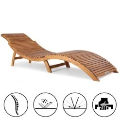 Faltbare Sonnenliege 2er-Set Akazienholz FSC®-zertifiziert -Elholly Geschaft 01fded4babd32729f11afd3d2820df04 de 102433d 14