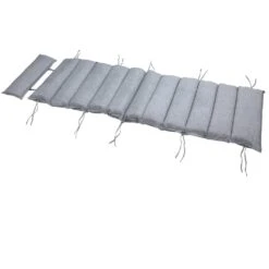 Auflage Schwungliege Grau Meliert 177x58x7cm