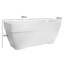 Elho Blumentopf Weiß 80x33x35cm 63L -Elholly Geschaft 098837121a37feb6f1de83ad99a3c35c de 193675d 1 1