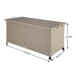Polyrattan Auflagenbox Creme 122x56x61cm Rollen -Elholly Geschaft 0c82491124e8ac112b35aff4931ca431 de 106707d 9 2