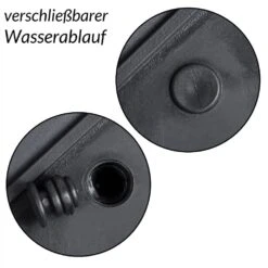 Blumenkasten Acapulco 2er-Set Schwarz 36x36x40cm -Elholly Geschaft 153cbbbbf624095a94012266f9948283 de 108061d 6