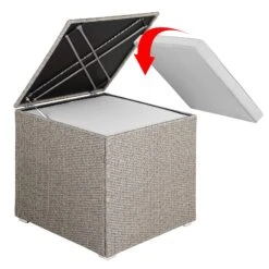 Polyrattan Auflagenbox Creme 318L -Elholly Geschaft 15ecfcd1032ab85508d93ee6c7829baa de 108955d 8 1 1