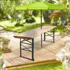 Bierzelttisch 170x50x75-105cm Höhenverstellbar -Elholly Geschaft 165fcd8d492414e405217f7da9b5b650 de 101428d 11 2
