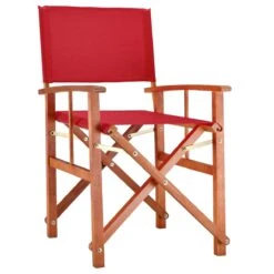 Regiestuhl Cannes Rot Eukalyptus FSC®-zertifiziert