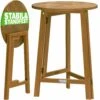 Stehtisch Akazienholz Ø80cm Klappbar -Elholly Geschaft 213188e851fdb44351910c8cea4b9d5c 1