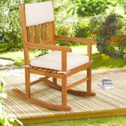 Schaukelstuhl Akazienholz 107x54x76cm -Elholly Geschaft 228db2245382b4471cb15608130831c3 de 100128d 7 1