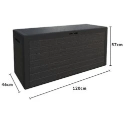 Auflagenbox Woody Anthrazit Holzoptik 280L -Elholly Geschaft 23f38a1e4b95f2df25defec5b45088be de 191390d 7 1