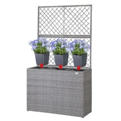 Polyrattan Blumenkasten Mit Rankgitter Grau 16 Polyrattan Blumenkasten Mit Rankgitter Grau -Elholly Geschaft 2578d82babc37cc82fe46133828edbd2 de 108645d 6