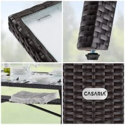 Polyrattan Gartentisch Takeo Braun 190x90x74cm Glas -Elholly Geschaft 2682c4c68e2bf2907cac2084bd52abc1 de 995693d 07 1