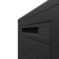 Auflagenbox Woody Anthrazit Holzoptik 280L