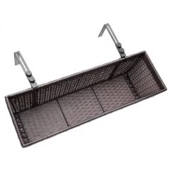 Polyrattan Blumenkasten 2er-Set Braun -Elholly Geschaft 293f28e7deef4831b8cca780ab6bead0 de 108063d 3