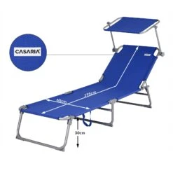 Sonnenliege Hawaii 2er-Set Blau Alu 195x60x30cm -Elholly Geschaft 2ccf42c59757edd2a691ddce718beed2 de 101418d 4 1