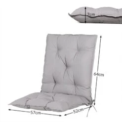 Sitzauflagen 2er-Set Grau 116x57x7cm -Elholly Geschaft 2fc3ea2ceaf44e7e98e1a029ddaf9131 de 108074d 4 1