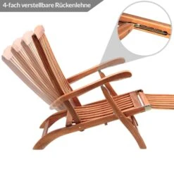 Sonnenliege Queen Mary Akazienholz 169x54x95cm -Elholly Geschaft 3486a26bc87c65f34e45c0c557c567b8 de 102317d 51