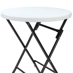 Stehtisch 2er-Set Weiß Kunststoff Ø75cm Klappbar -Elholly Geschaft 34f655e540194f3d8dbf2a41c1051bb7 de 101585d 6 1