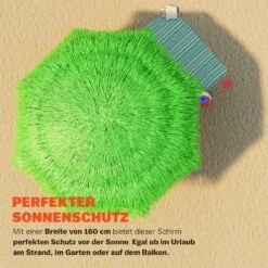 Sonnenschirm Hawaii Grün Ø160cm UV-Schutz 30+ -Elholly Geschaft 3643031480b17d837448921f1ebfe98f 03 102503 on amb web low de 1