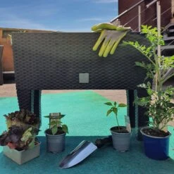 Hochbeet 2er-Set Polyrattanoptik Anthrazit 60x25x46cm -Elholly Geschaft 383f01047d440da2d1597e7a44a3f61a de 108518d 6 3