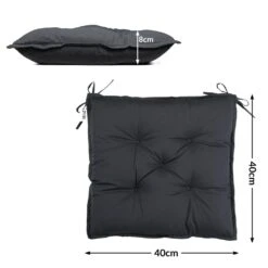 Sitzkissen 4er-Set Anthrazit 40x40x8cm 10 Sitzkissen 4er-Set Anthrazit 40x40x8cm -Elholly Geschaft 3aeab65ee1c2962f75bac47c2efabaec de 108078d 5 1