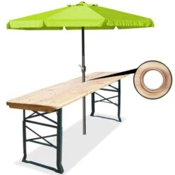 Bierzelttisch 170x50x75-105cm Höhenverstellbar -Elholly Geschaft 3d2368effa35b8a1b7cff40aa2e61f43 de 101428d 8 1