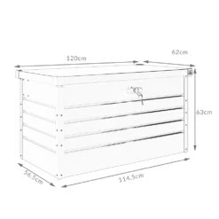 Abschließbare Auflagenbox Weiß Metall -Elholly Geschaft 41adef8428d084b1e17706541946cfe2 de 108581d 8