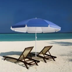 Sonnenschirm Crete Blau 200cm Neigefunktion -Elholly Geschaft 421503df9e2eddcfab9de1df42f45045 blau 200