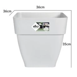 Elho Blumentopf Weiß 36x36x35cm 30L -Elholly Geschaft 484af412c8b130be75db02678f398b01 de 193674d 1 1