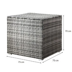 Polyrattan Auflagenbox Grau 75x75x70cm -Elholly Geschaft 4abbc6114394e964f66c5cd711005afc de 109153d 6 1 1