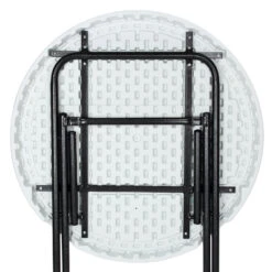 Stehtisch Weiß Kunststoff Ø75cm Klappbar -Elholly Geschaft 4bf918587589539f5356fe181aecdb53 de 101585d 2 1