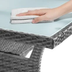 Polyrattan Gartentisch Takeo Grau 190x90x74cm Glas -Elholly Geschaft 4f0690461fe283bd737c4d79d55d8485 de 995695d 30 1