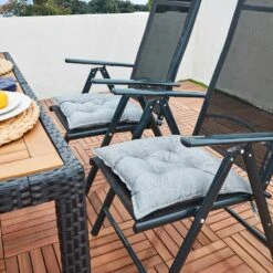 Sitzkissen 4er-Set Hellgrau Meliert 40x40x8cm -Elholly Geschaft 510418cb084957cdd8a29650fb6f2f06 de 108014d 9 1