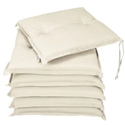 Sitzkissen 6er-Set Boston Creme 43x39x5cm