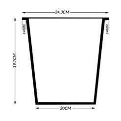 Polyrattan Blumentopf Grau 83x30,5x60cm -Elholly Geschaft 5e01ae5d592ded70709c96e2627d57c7 de 108642d 6