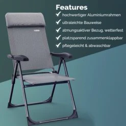 Gartenstuhl 2er-Set Grau Alu Klappbar -Elholly Geschaft 612fdaeb45d34b185fb02e341d1eab77 05 109579 on dts amz high de 1 1