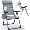 Gartenstuhl 2er-Set Grau Alu Klappbar -Elholly Geschaft 651cb7335136836e4c87f5ebe0463ab6 109580