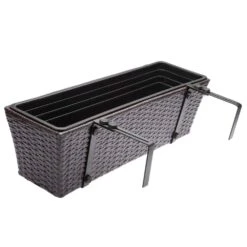 Polyrattan Blumenkasten 4er-Set Braun -Elholly Geschaft 675181fe78bd3d8c254b0308dcf110b8 de 108063d 2
