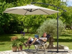 Ampelschirm Creme Alu Ø330cm UV-Schutz 50+ + Abdeckung -Elholly Geschaft 67af48e3900e285b3c6410207974c119 de 102498d 14 1