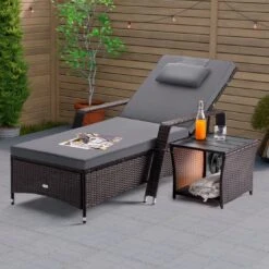 Polyrattan Beistelltisch Vedis Braun 45x45x40cm -Elholly Geschaft 6d97269f82a1b5d12b81b0c288c16d69 de 109509d 11 1