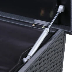 Polyrattan-Auflagenbox Schwarz 150x77x73cm Mit Rollen -Elholly Geschaft 7023f48b1f676835c30d8b7776ec24a8 de 108343d 5 1