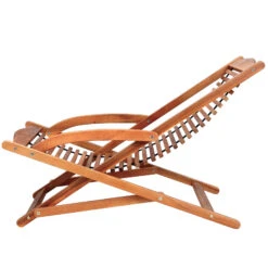 Sonnenliege Akazienholz Inkl. Kopfkissen -Elholly Geschaft 70cb027eb311b3d6844195fa9f747034 de 101533d 4