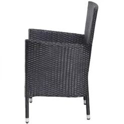 Polyrattan Gartenstuhl 6er-Set Schwarz Stapelbar -Elholly Geschaft 77eaaf17616009e78565293e4bd235d0 de 109139d 9 1 1 1