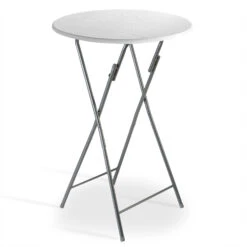 Stehtisch Weiß Holzdekor Ø60cm Klappbar -Elholly Geschaft 7965f91857a648af9fb913657ee25cfa a de 108092g1 1