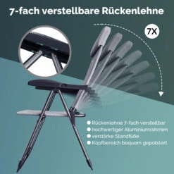 Gartenstuhl 2er-Set Grau Alu Klappbar -Elholly Geschaft 7f253592a084ff6aa3166bb1c07e3ff4 03 109579 on dts amz high de 1 1
