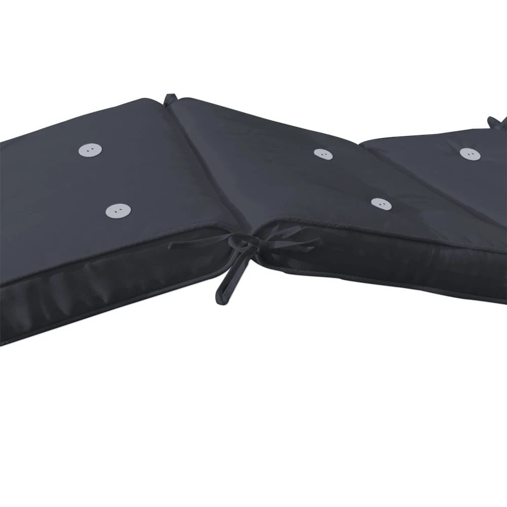Auflage Sunlounger Anthrazit 195x55x5cm 4 Auflage Sunlounger Anthrazit 195x55x5cm – Bild 2