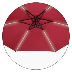 LED Solar Ampelschirm Mali Rot Ø330cm -Elholly Geschaft 96acece972bee8867b3ceb08275e967c de 107014d 10 1