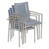 Gartenstuhl Monza 4er-Set Grau Stapelbar -Elholly Geschaft 989e1c4fe0506d187da69995d0801a1b de 994932d 4