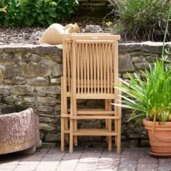 Gartenstuhl Cantaria 2er-Set Teakholz Klappbar -Elholly Geschaft 9947457004d507990d87a5518a34cee1 de 109028d 3 1 1 1