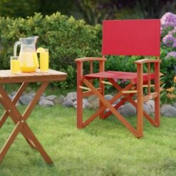 Regiestuhl Cannes Rot Eukalyptus FSC®-zertifiziert -Elholly Geschaft 9bbe0721a461ec99a72e55dcb5be2d1f de 106818d 11 1