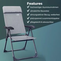 Gartenstuhl 4er-Set Grau Meliert Alu Klappbar -Elholly Geschaft 9d93772c0c9cbe43fa0cb7ef676a68aa 05 109583 on dts amz high de 1