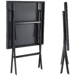 Polyrattan Klapptisch Rom Schwarz 73x63x63cm 14 Polyrattan Klapptisch Rom Schwarz 73x63x63cm -Elholly Geschaft 9e0160813cd15d51a45a359e17949532 de 108667d 5 1
