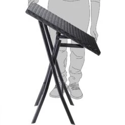 Polyrattan Klapptisch Rom Schwarz 73x63x63cm 12 Polyrattan Klapptisch Rom Schwarz 73x63x63cm -Elholly Geschaft 9f579eac95b9c410c41a799541a2d7cb de 108667d 2 1